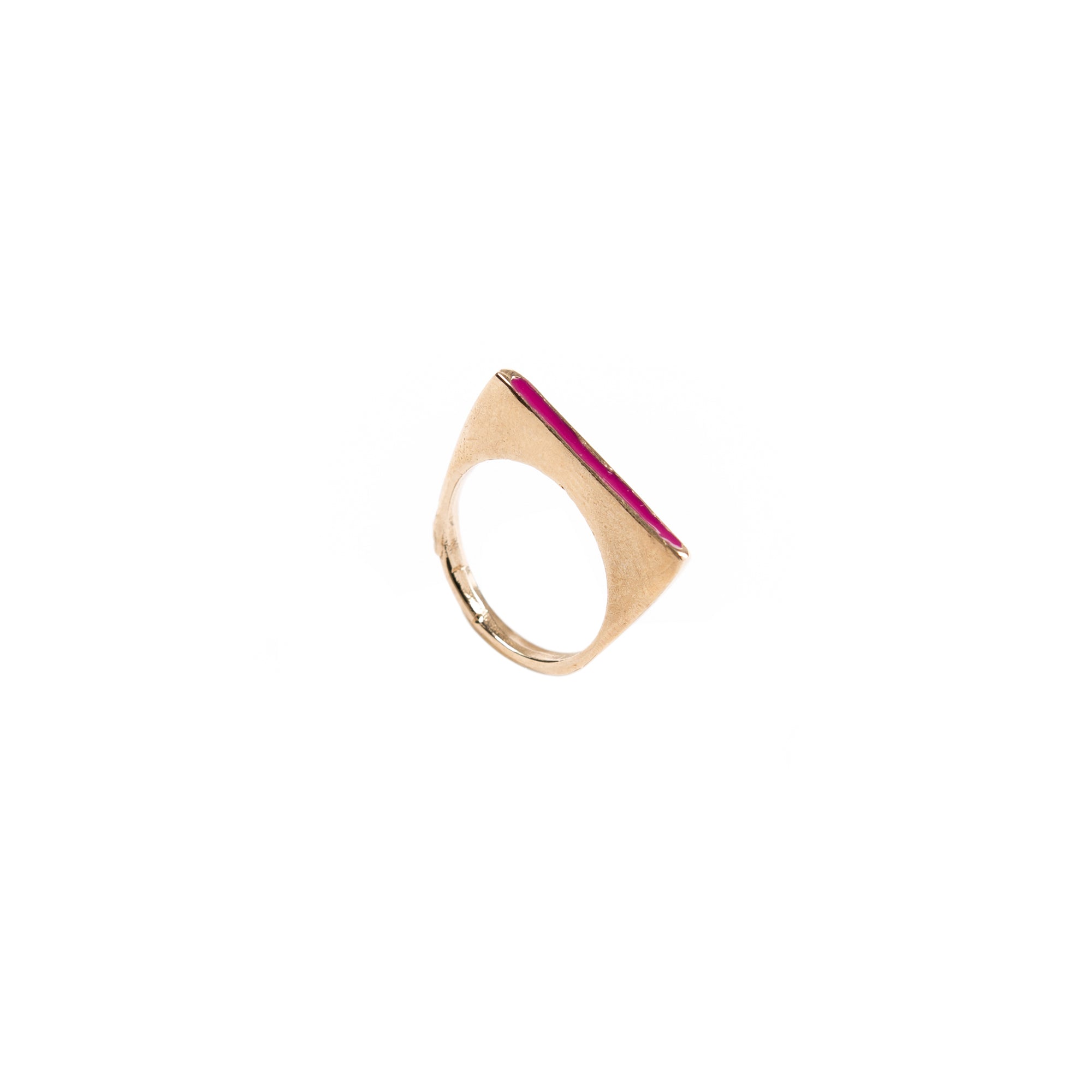 Streep Ring in Bronze COLOR