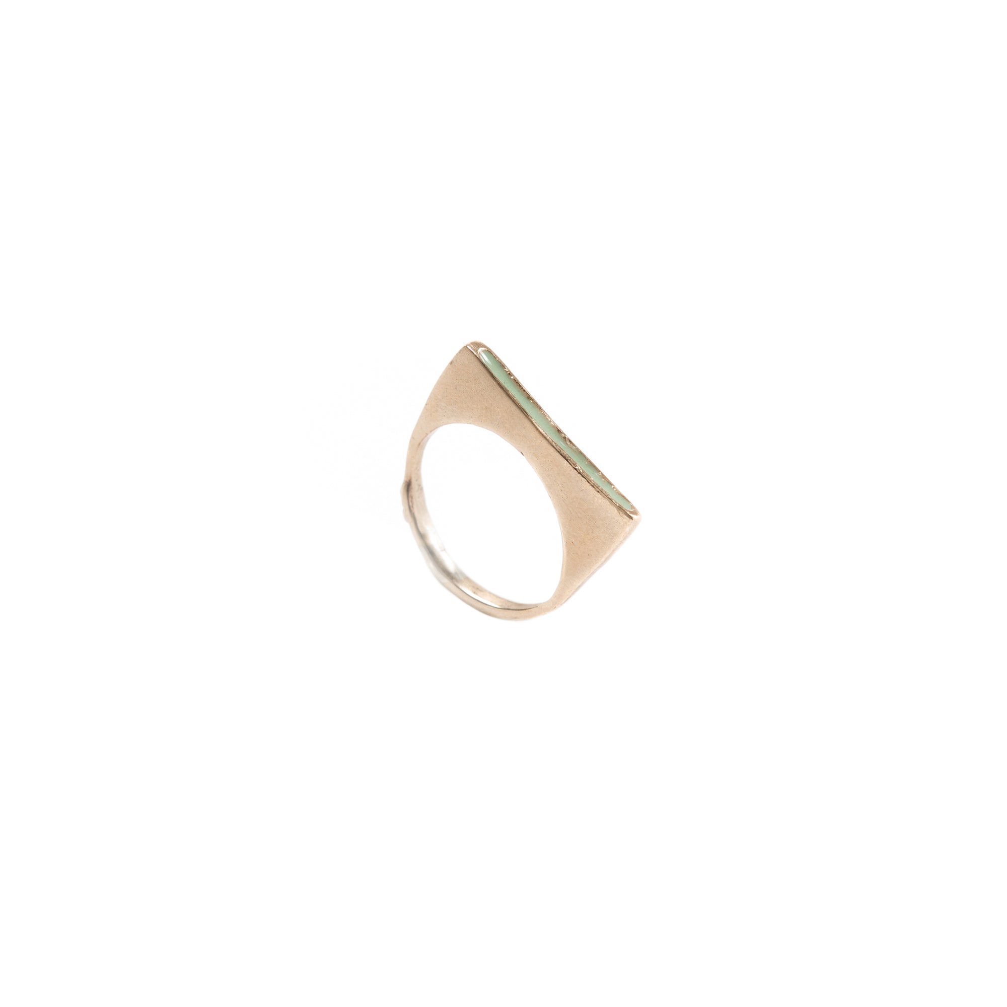 Streep Ring in Bronze COLOR