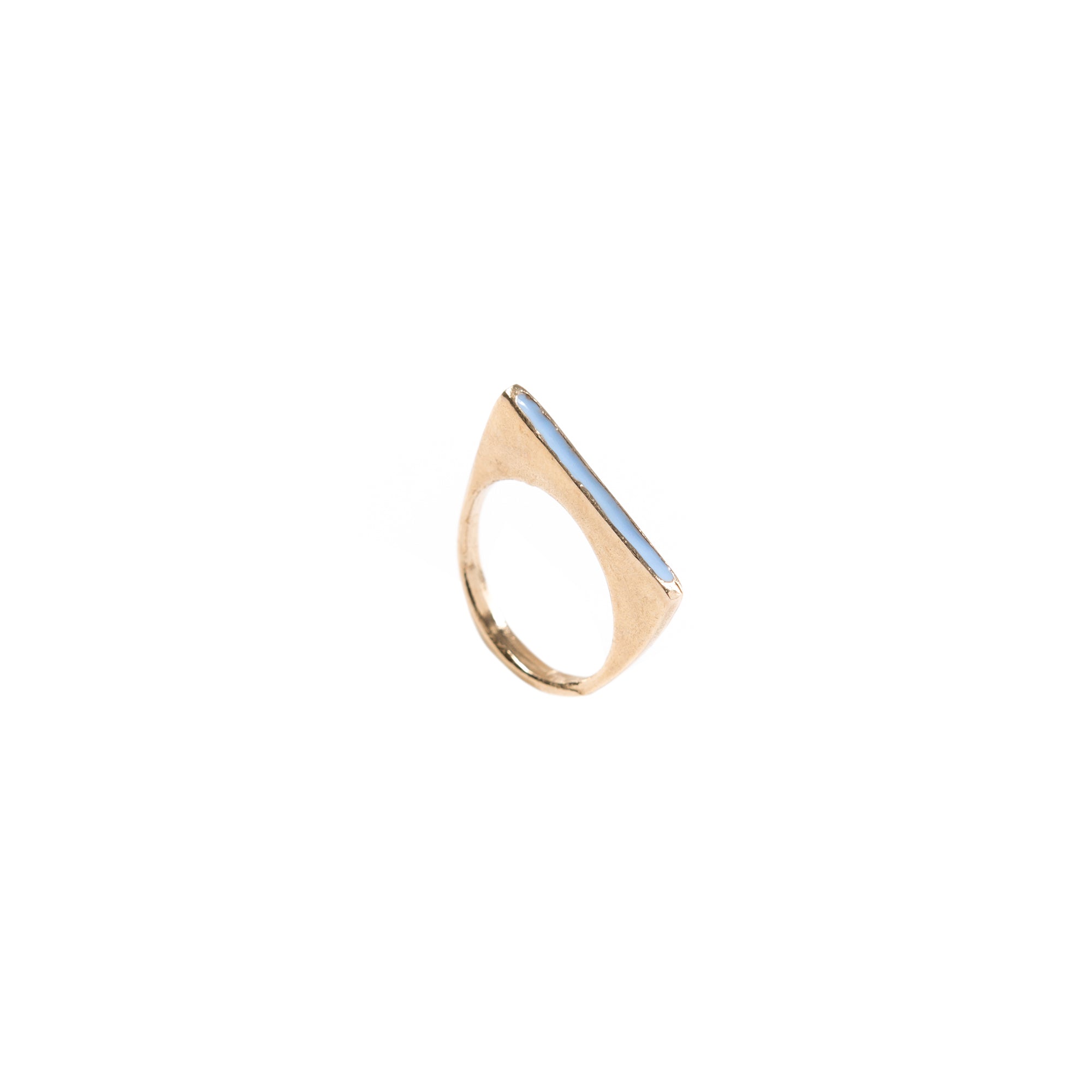 Streep Ring in Bronze COLOR