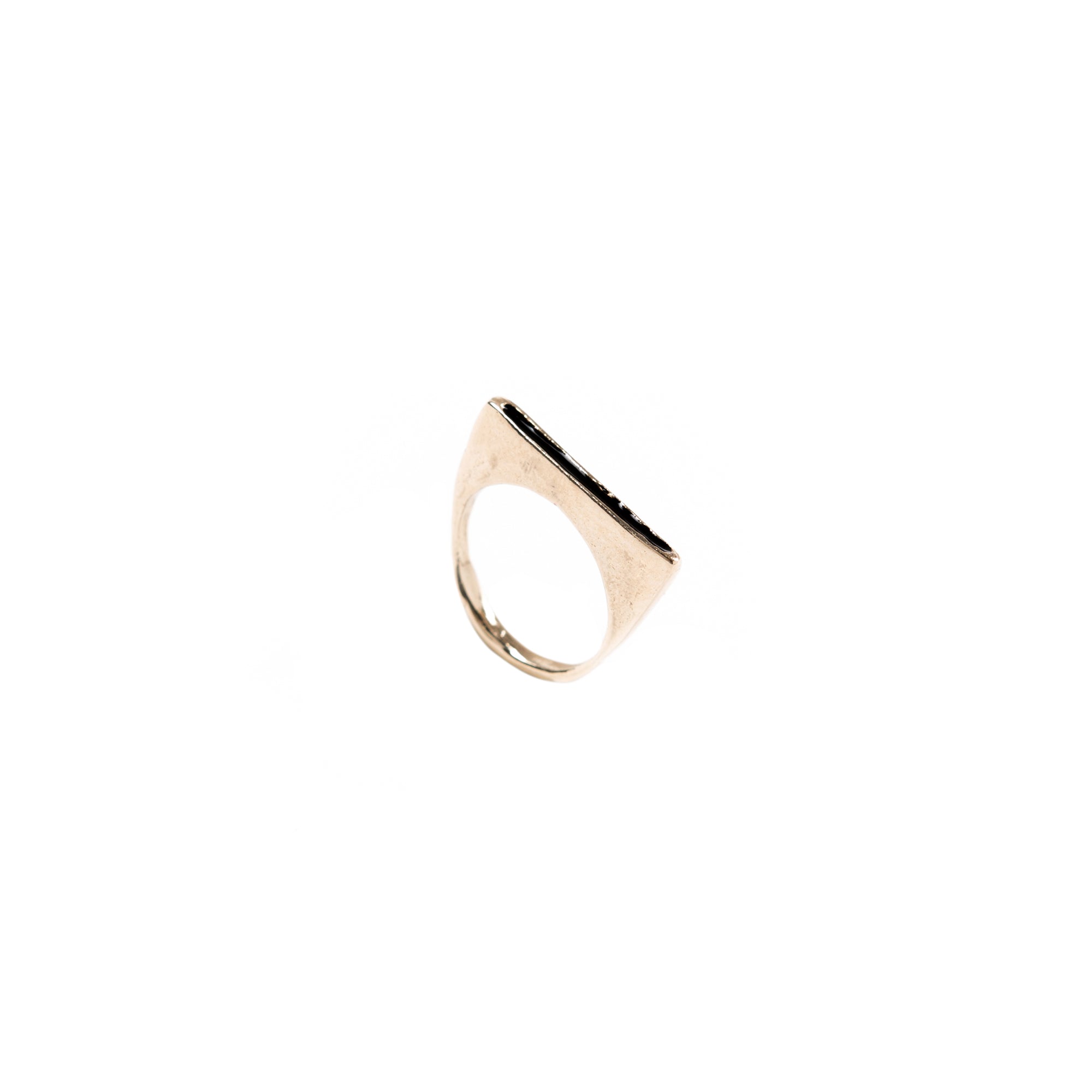 Streep Ring in Bronze COLOR