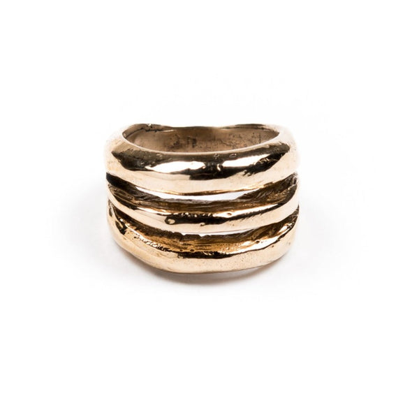 Anello tra i Due Litiganti in Bronzo