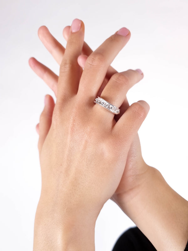 Anello Rosalia in argento
