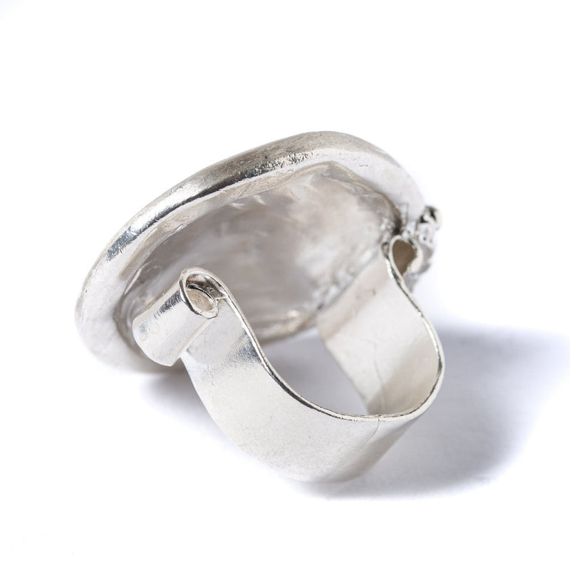Anello-Scudo-Argento-Retro