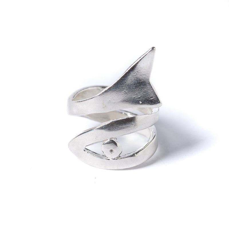 Anello-Pesce-Vuoto-Argento