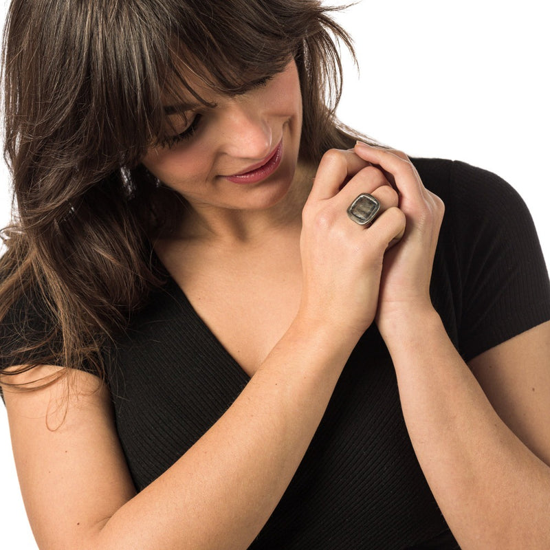 Anello-Bit-Pieno-Argento-Indossato