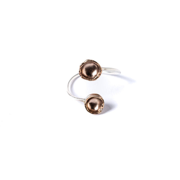Anello-gocce-di-memoria-due-gocce-bronzo