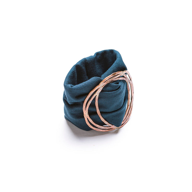 macro copper buckle bracelet