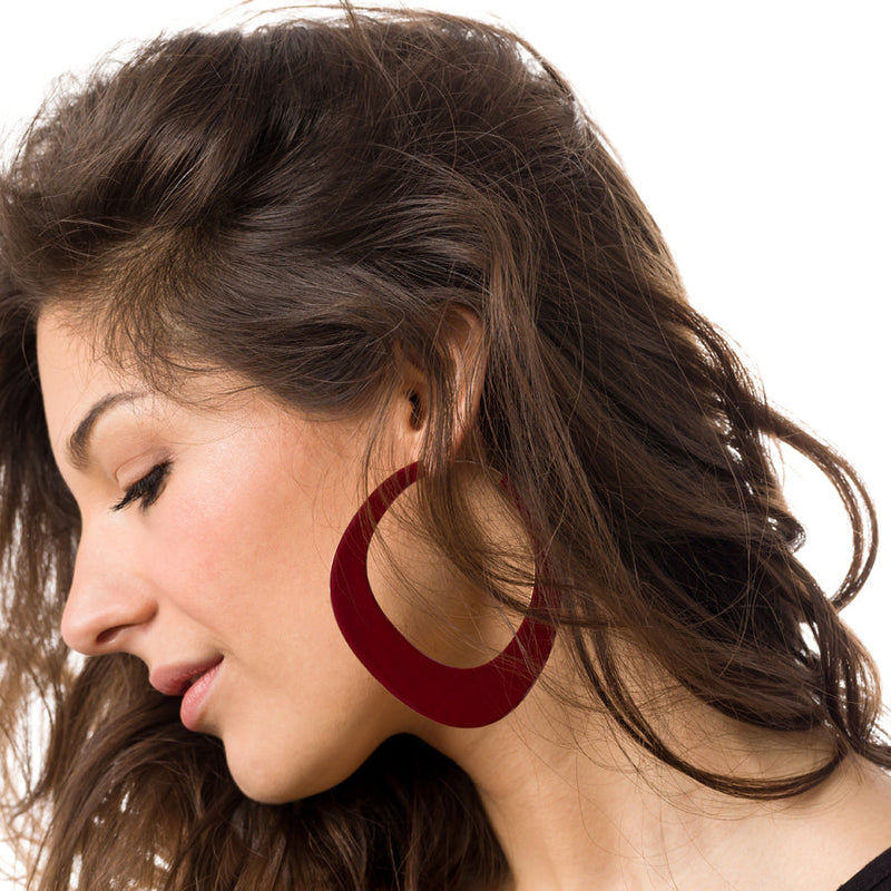 ORECCHINO_ODEON_OTTONE_ROSSO_INDOSSATO