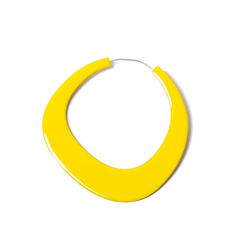 ORECCHINI-ODEON-OTTONE-SMALTATO-SENAPE