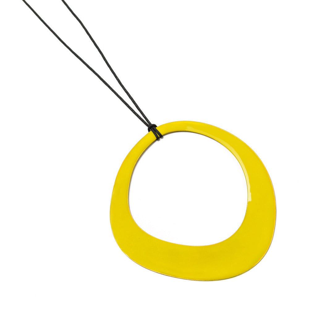 PENDENTE_CIAMBELLA_RAME_SMALTATA_SENAPE
