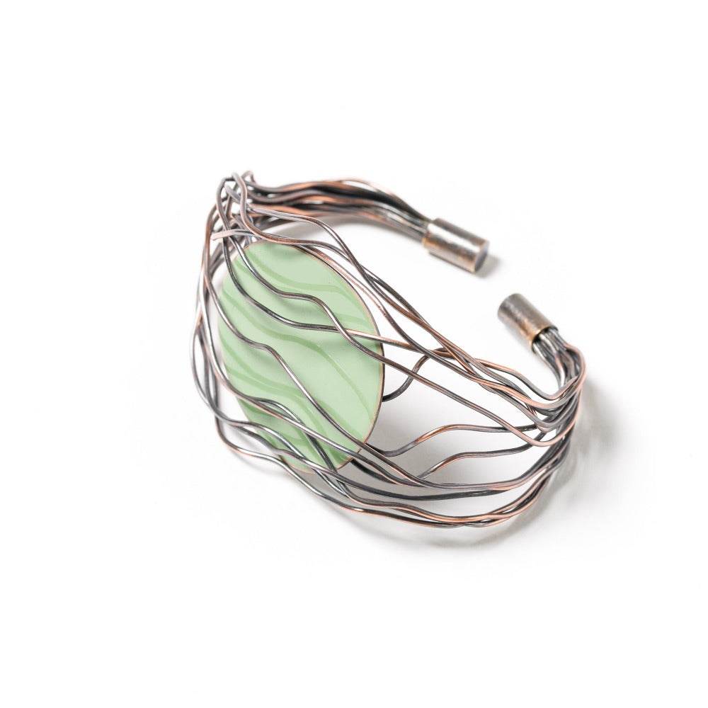 BRACCIALE_NIDO_RAME_VERDE_SALVIA