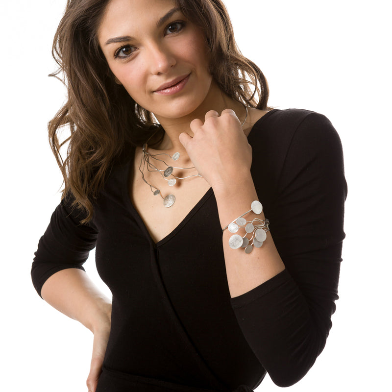 mini taormina necklace in silver