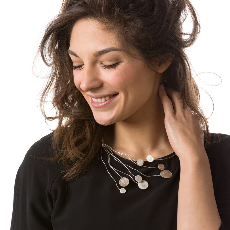 mini taormina necklace in silver