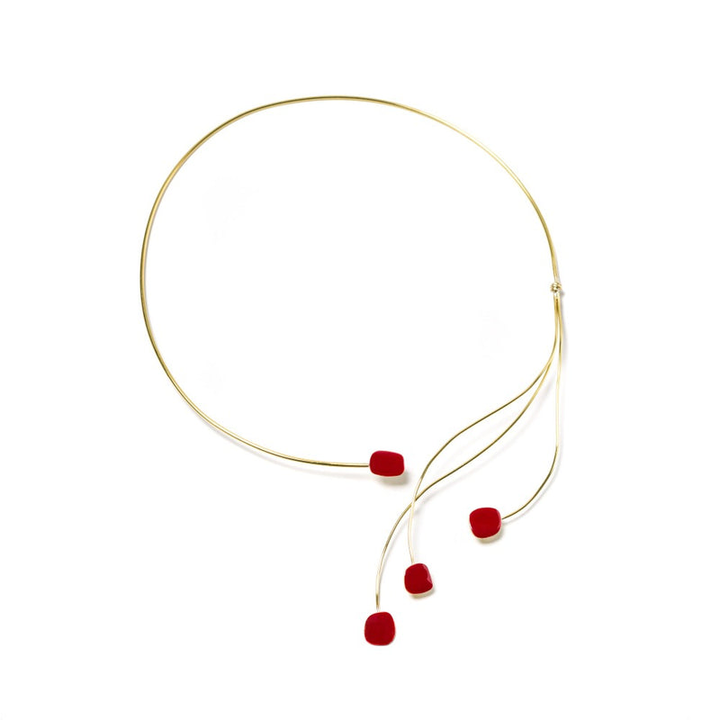COLLANA_TAORMINA_LIBERTY_OTTONE_SMALTATO_ROSSO