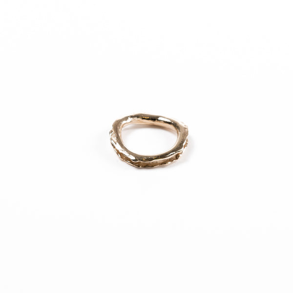 stromboli ring in bronze