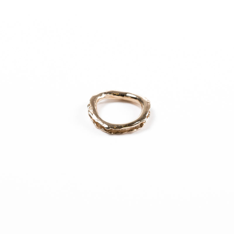 stromboli ring in bronze