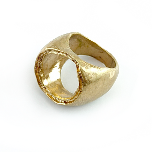ANELLO CRATERE DI SUD EST IN BRONZO