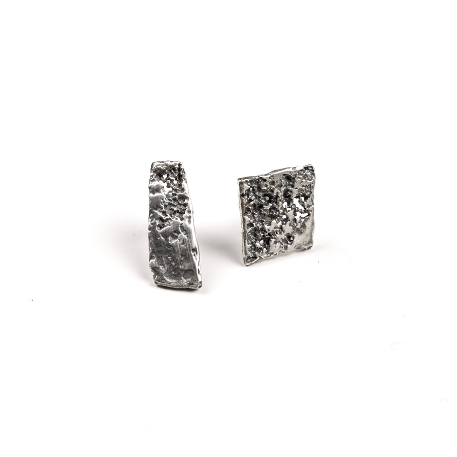 Sciara Lobo Earrings in Silver
